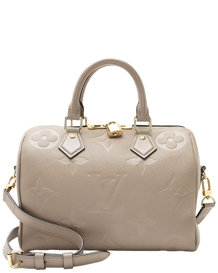 Beige Giant Monogram Empreinte Speedy Bandouliere 25 (Authentic  Pre-Loved)