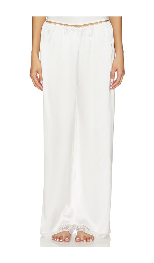 KAT THE LABEL Cindy Pants in Ivory. - L also in M, S