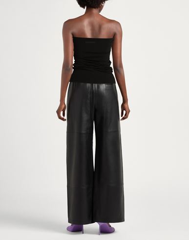 Woman Top Black Size 2 Viscose, Elastane