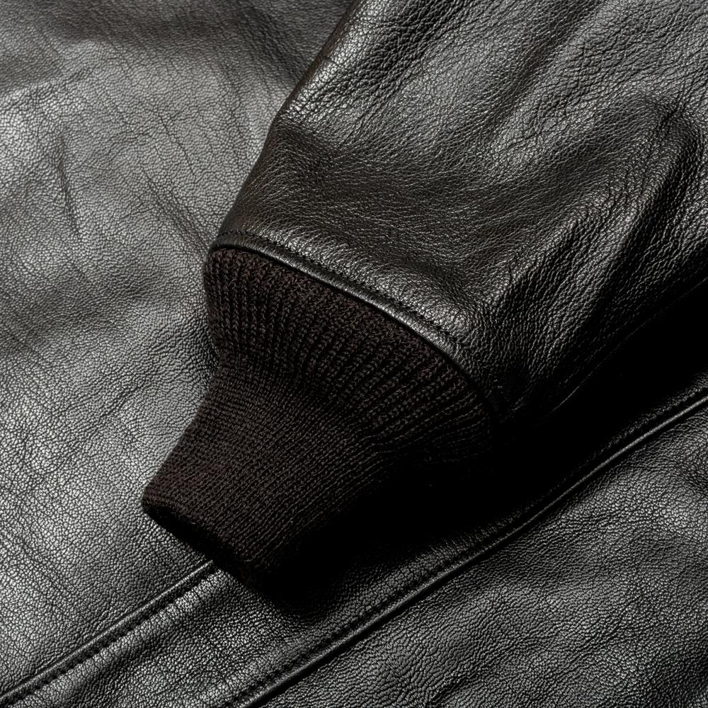 X William Gibson G-1 Leather Jacket Black