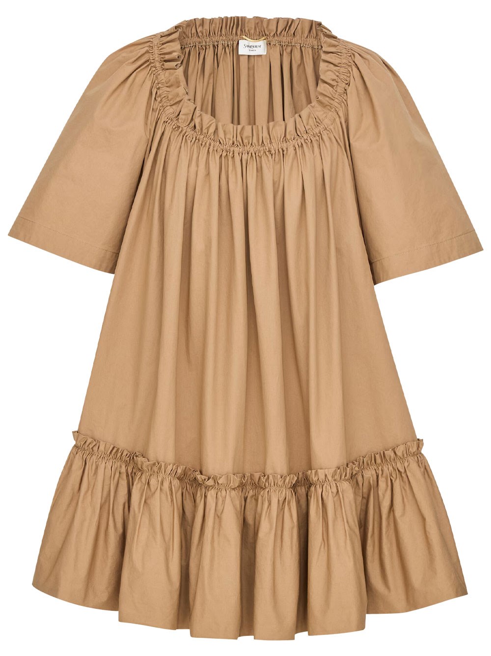 Ruffled Cotton Dress