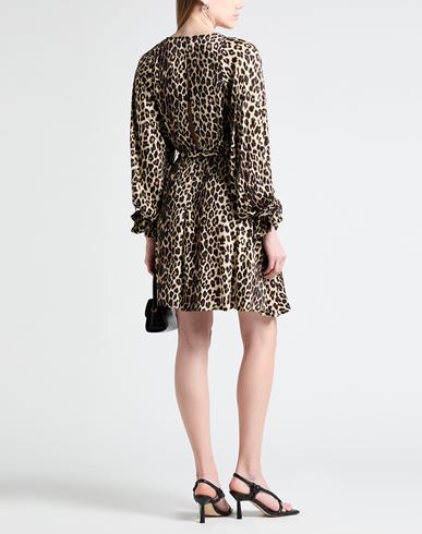 Woman Mini dress Beige Size M Viscose