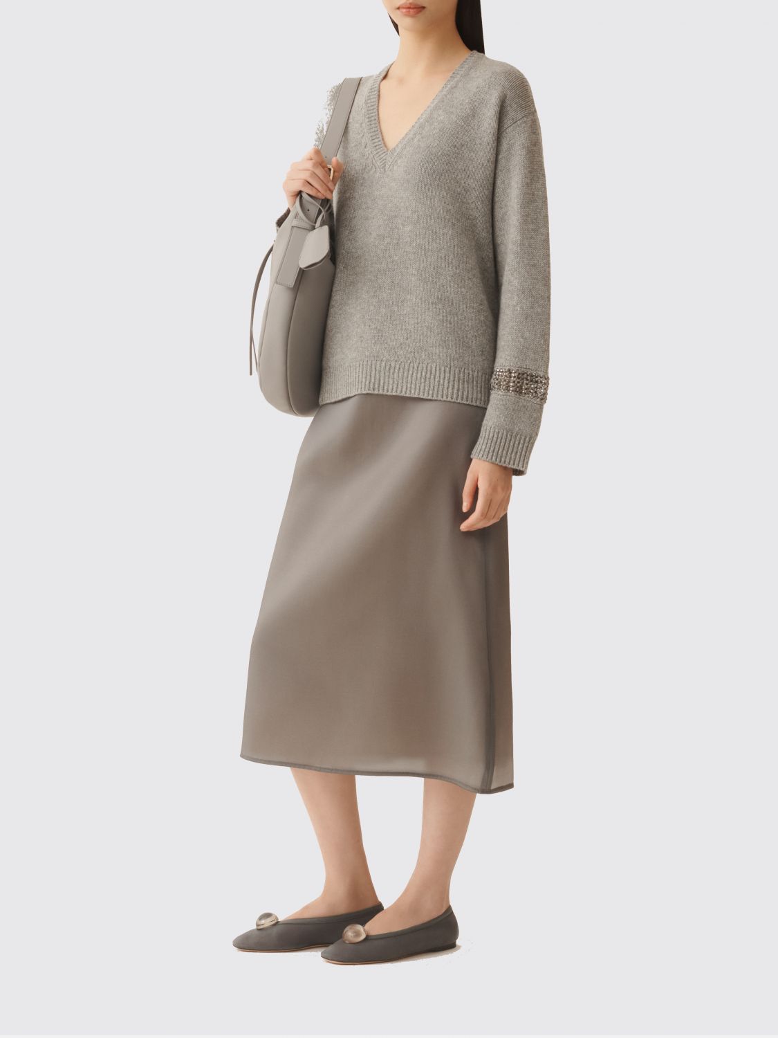 Sweater Woman color Grey