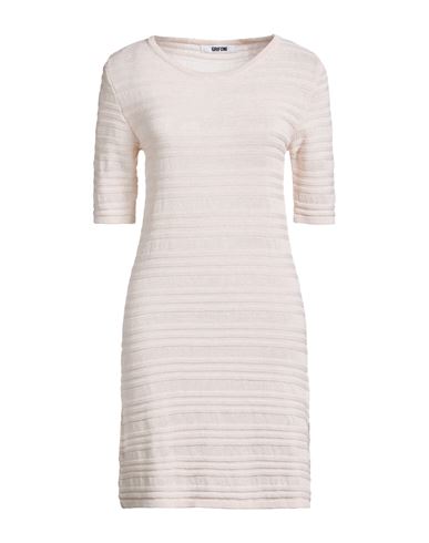 Woman Mini dress Cream Size 4 Cotton