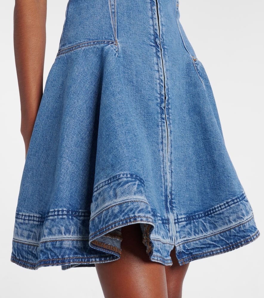 Simkhai Eleodra denim minidress