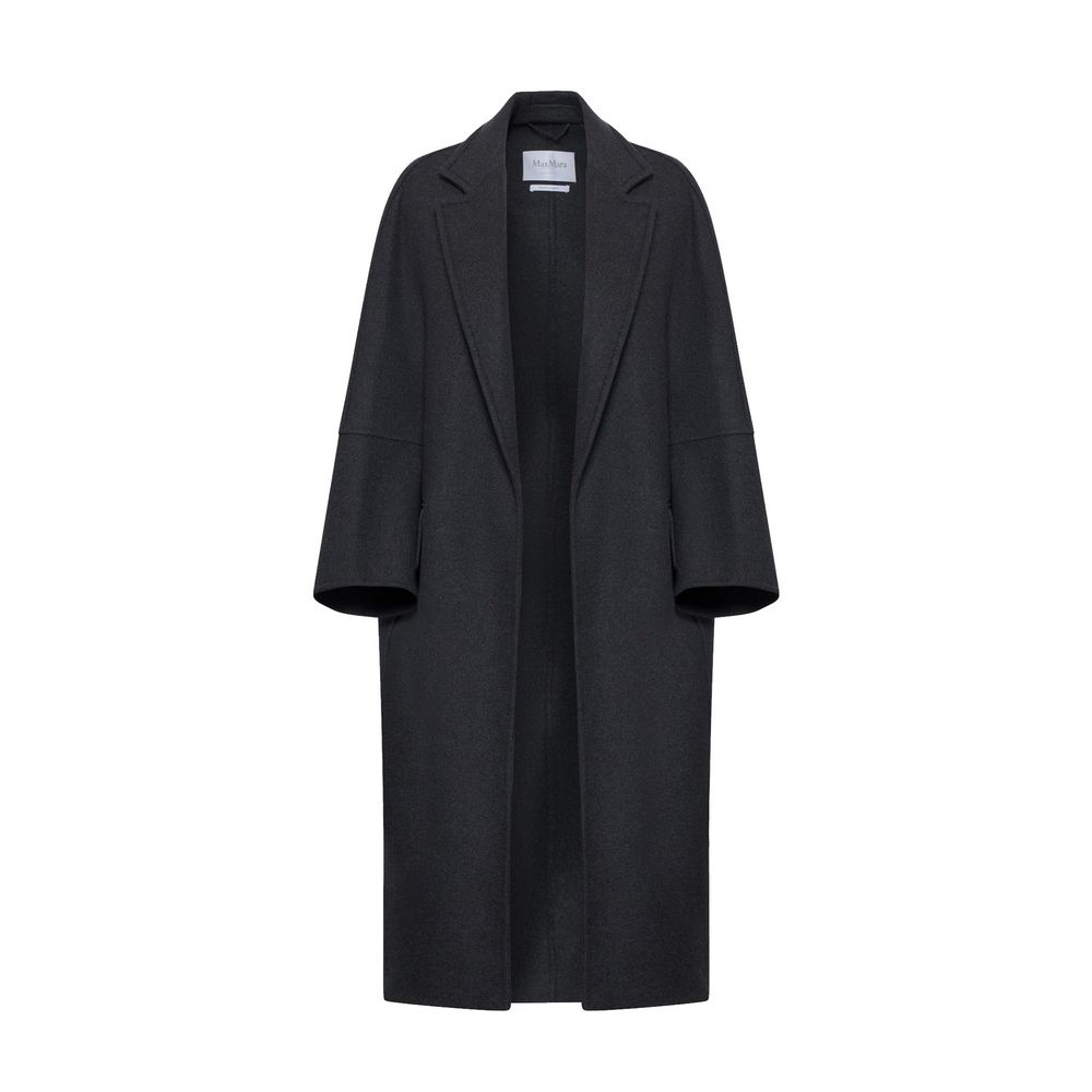 Cashmere Wool Blend Coat — Gray
