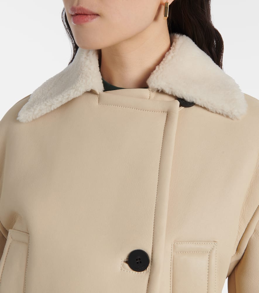 Marino cropped shearling jacket