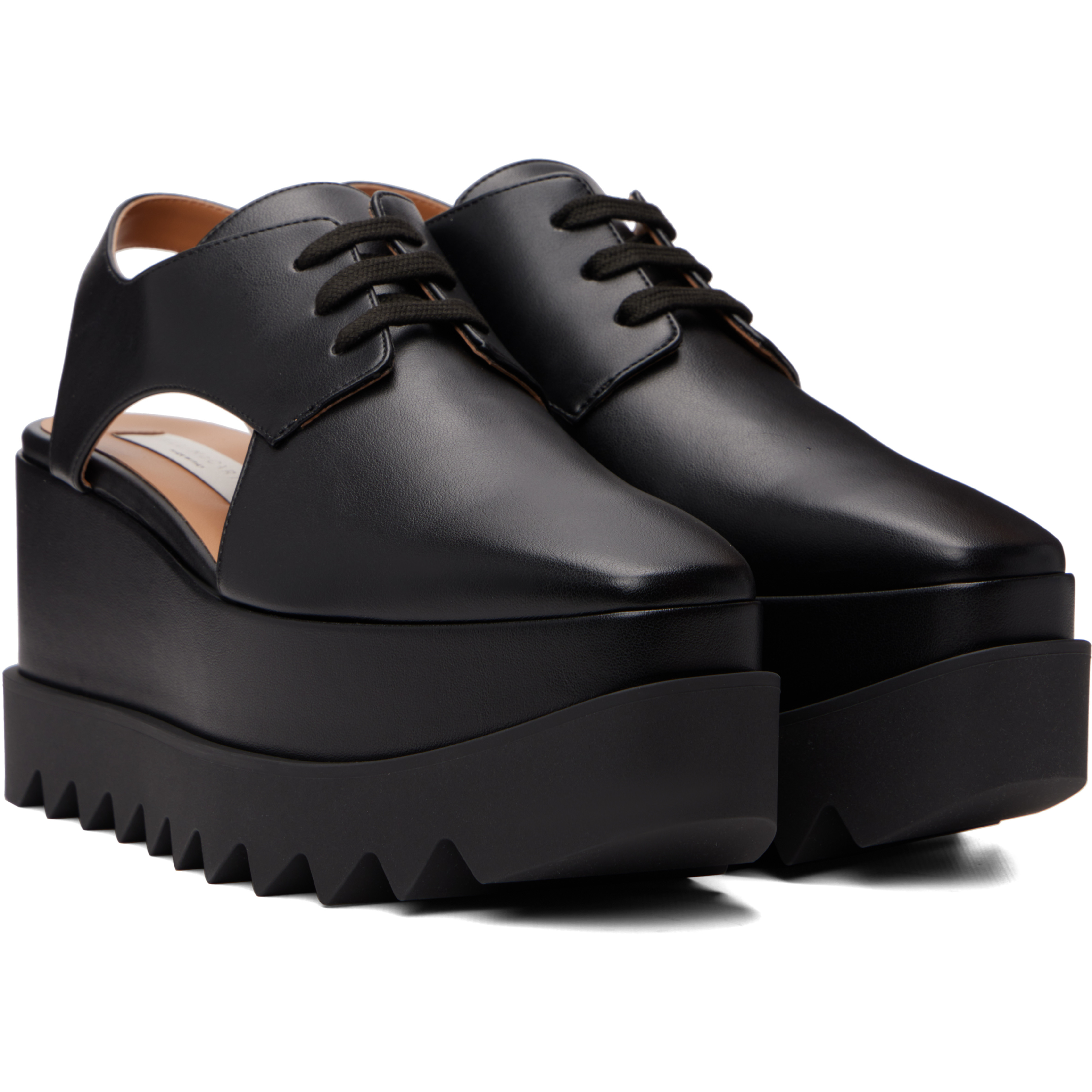 Black Elyse Slingback Derbys