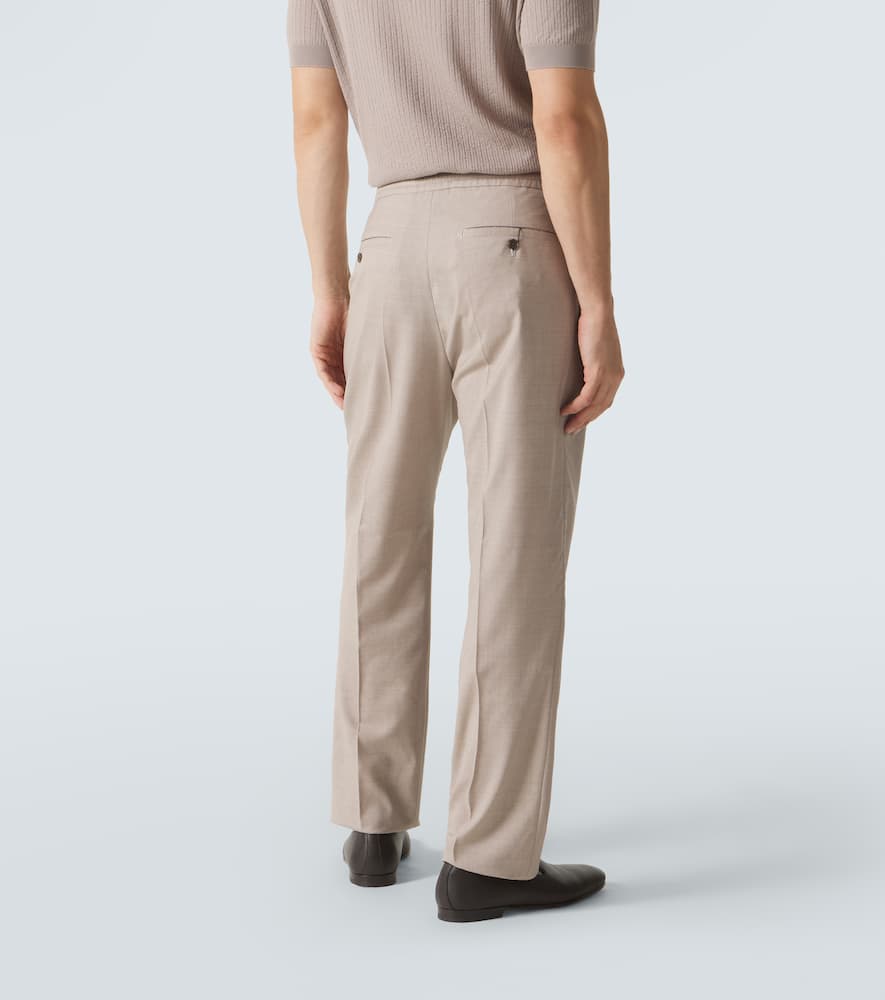 Wool chinos
