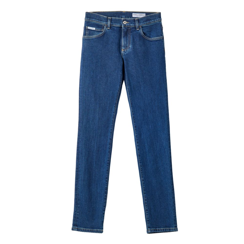 Five-Pocket Skinny Jeans — Blue