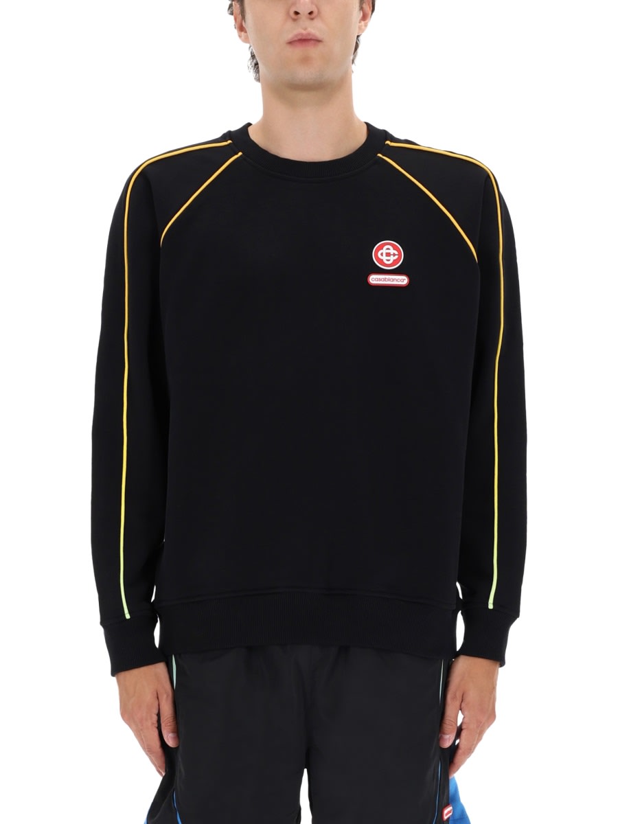Casablanca - contrast piping raglan sleeve knitwear