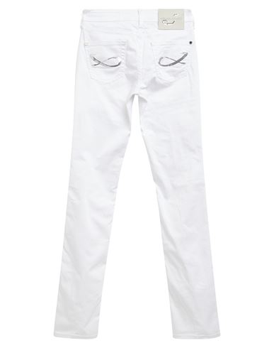Jacob Cohёn Woman Pants White Size 26 Cotton, Elastane