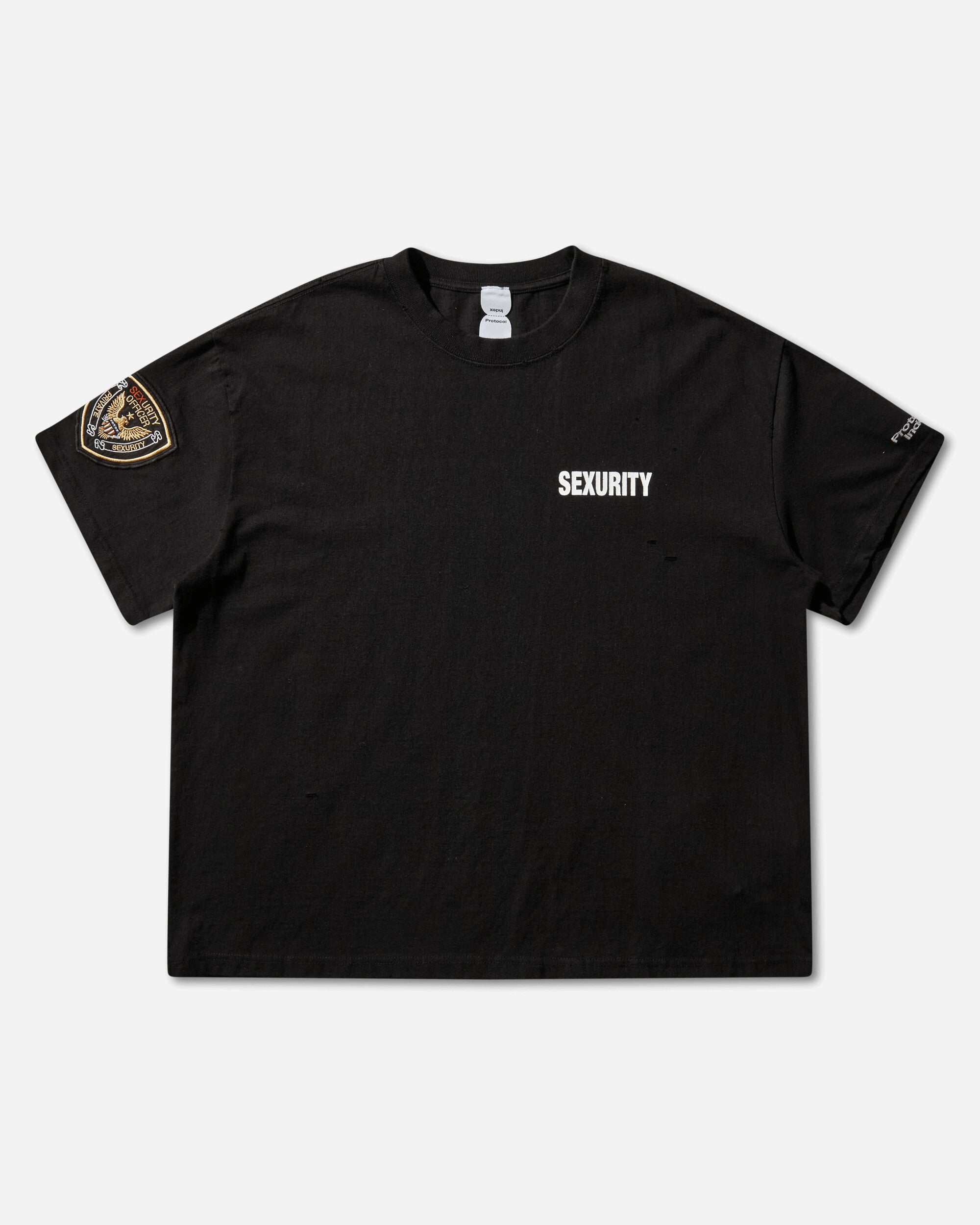Sexurity T-Shirt Washed Black
