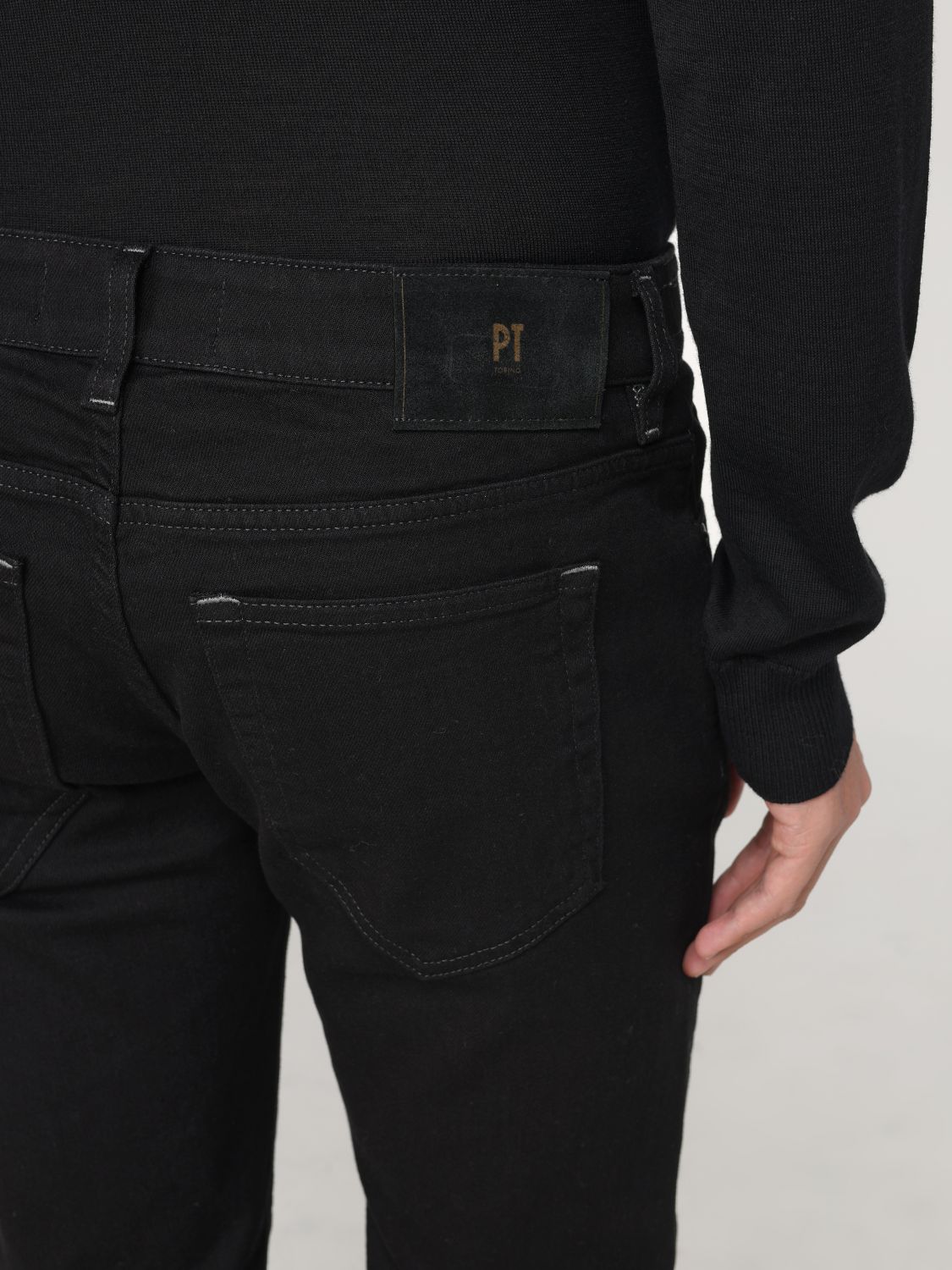 Swing low-rise slim-fit jeans - Black