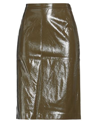 Woman Midi skirt Military green