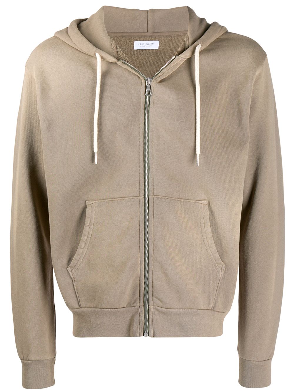 Zipped hooded jacket - Green