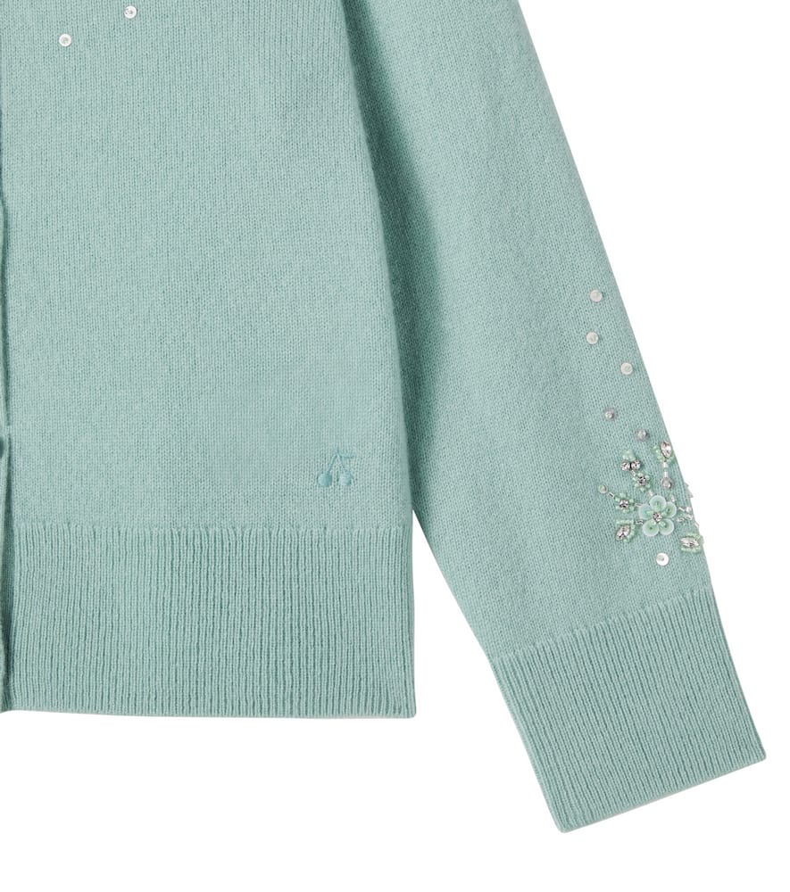 Louella embellished cashmere cardigan