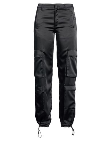 Woman Pants Black Size 25 Polyester, Elastane