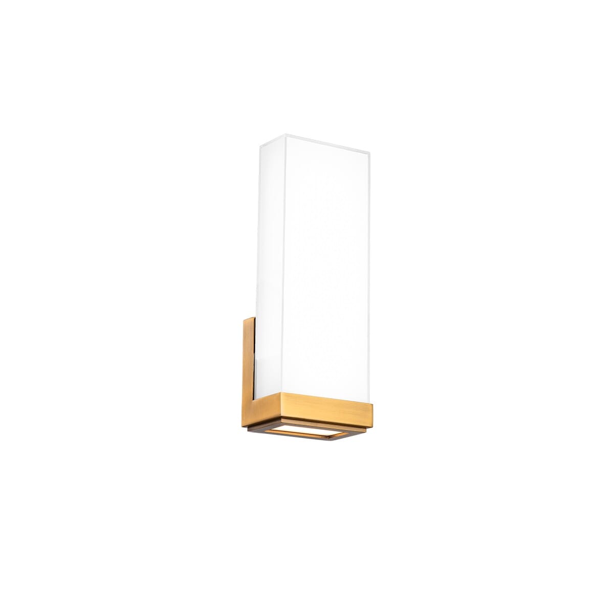 WAC Coltrane 3000KK Wall Sconce in Aged Brass - WS-43114-30-AB