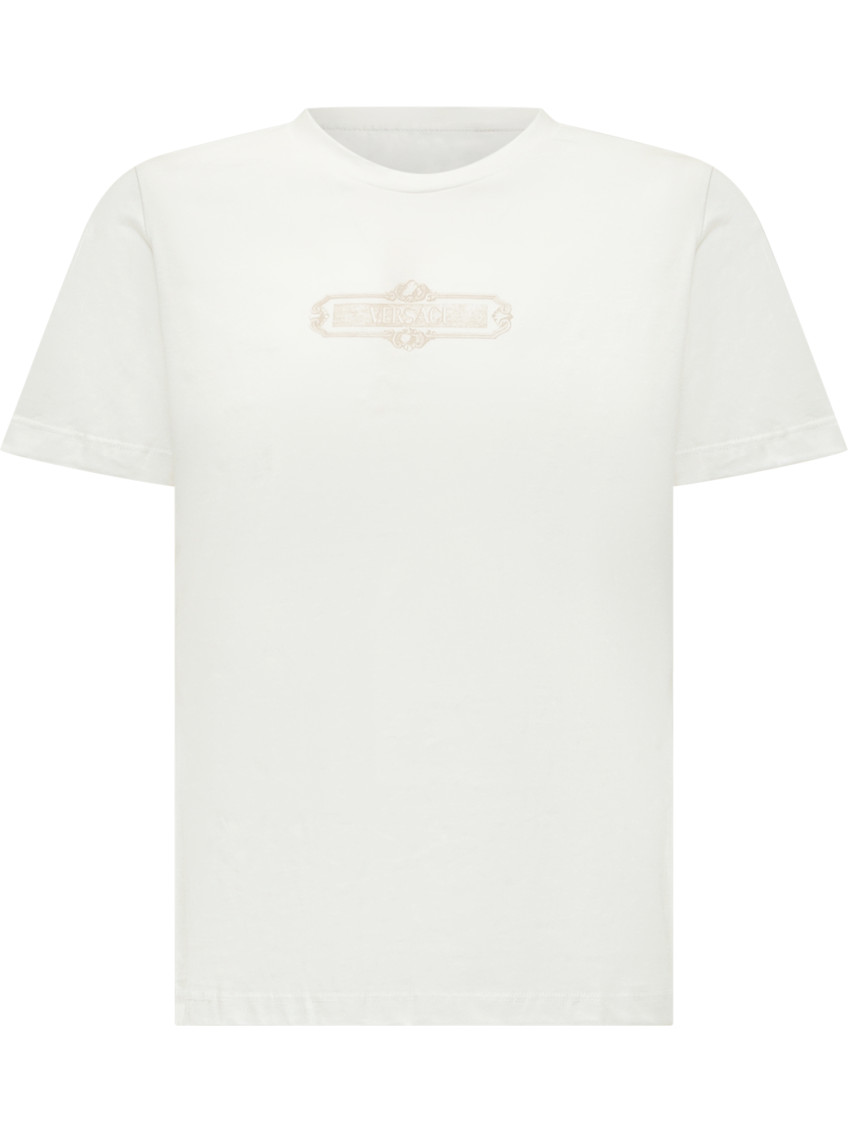 Kids White Graphic T-Shirt