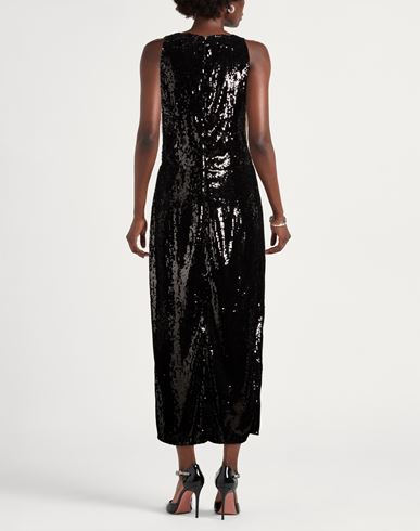 Woman Midi dress Black Size 10 Polyester, Polyamide