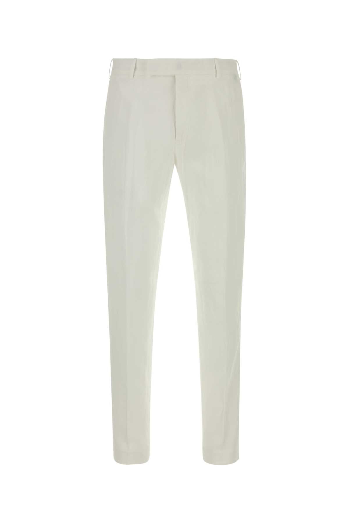 Lyocell Blend Trousers — White