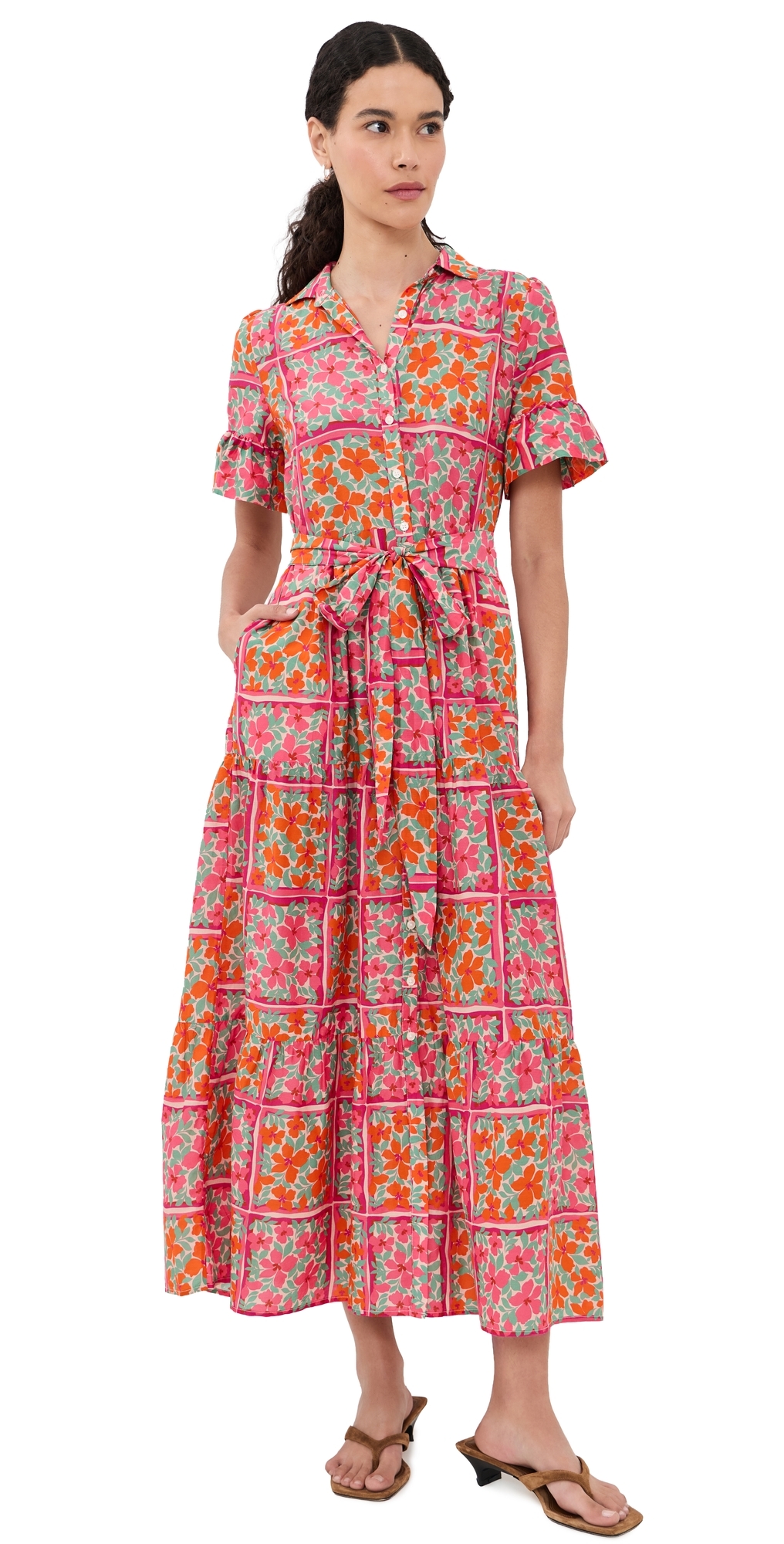 Martine Botanic Tile Dress Botanic Tile