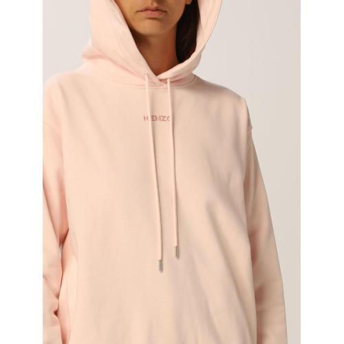 Logo-print pullover hoodie - Black
