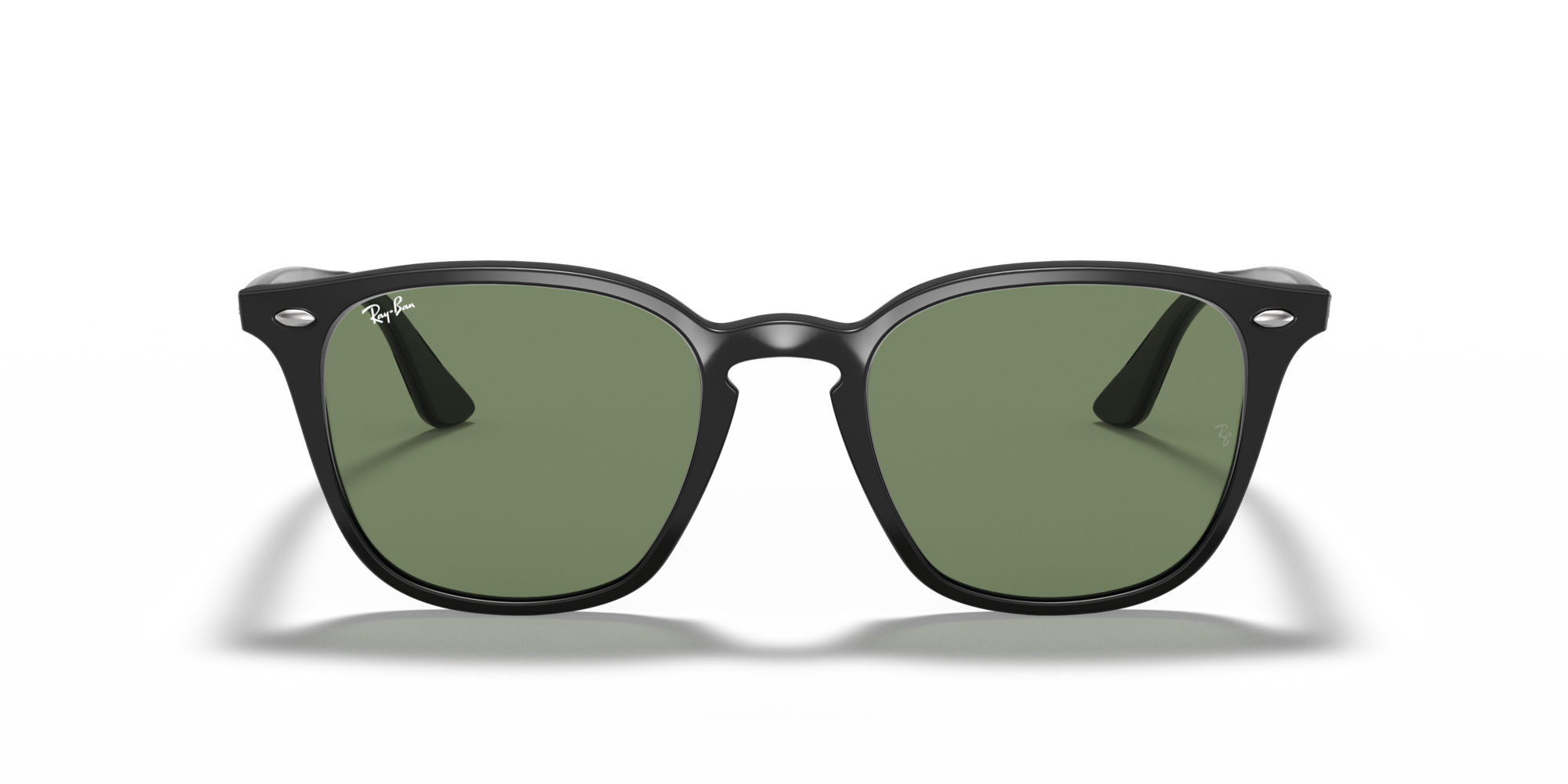 Ray - Ban Unisex Ray - Ban RB4258F 601/71 Sunglasses Acetate Black Green Squared Norma
