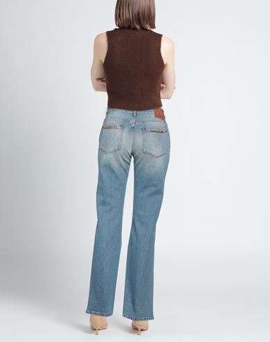 Woman Jeans Blue Size 30 Cotton, Elastane