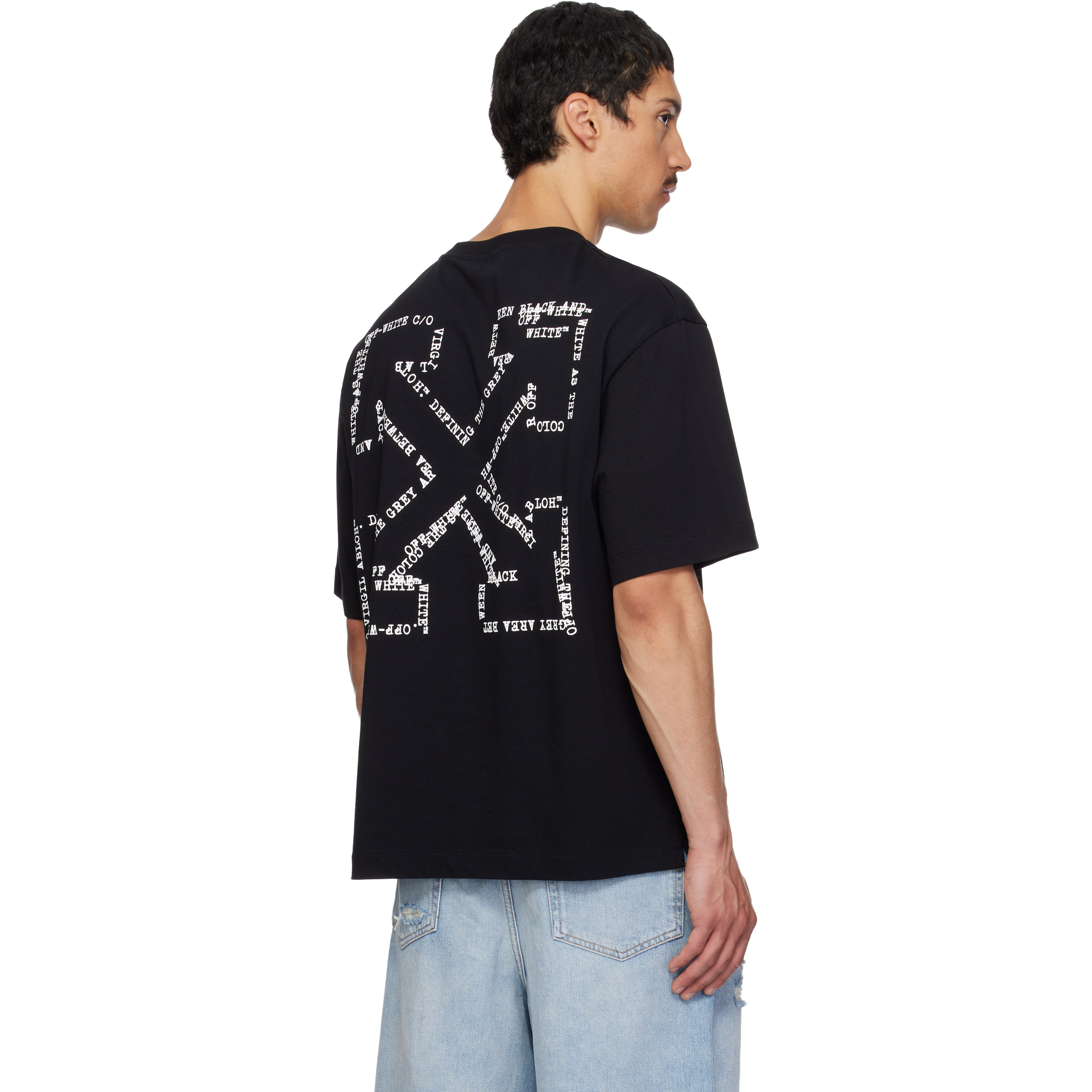 Black Type Machine Arrow Skate T-shirt