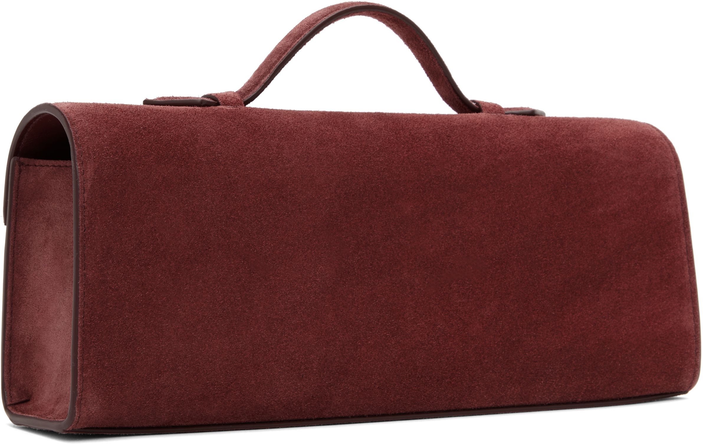 Savette Burgundy Slim Symmetry Pochette Bag