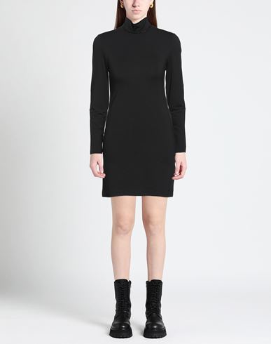 Woman Mini dress Black Size 4 Viscose, Elastane