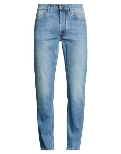Man Jeans Blue Size 34 Cotton, Elastane
