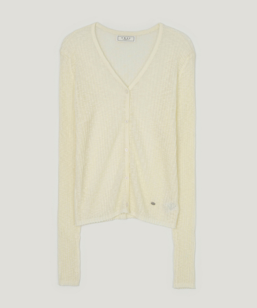 Poltin Sheer Long Sleeve Cardigan