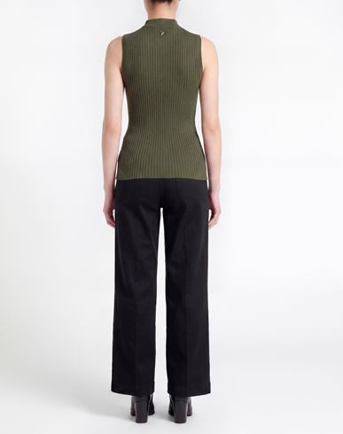 Woman Top Military green Size 4 Viscose, Polyester, Polyamide