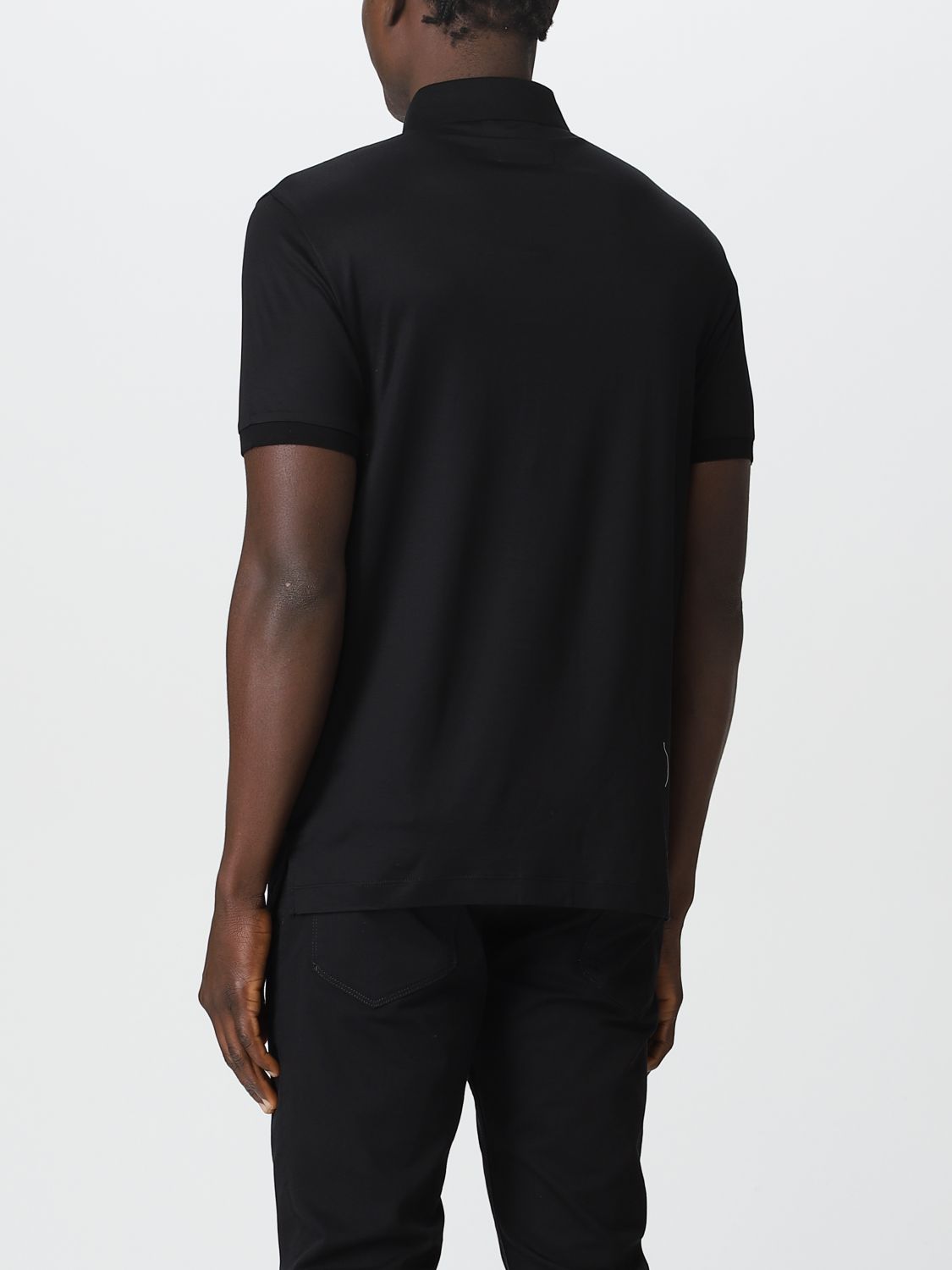 Polo Shirt Men color Black