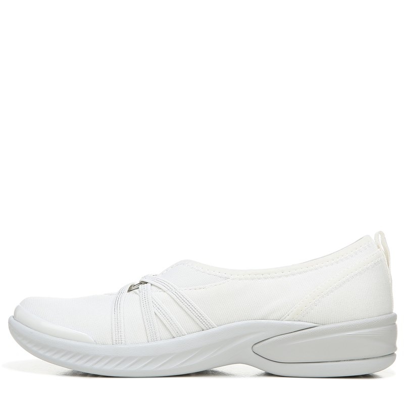 Women's Niche Slip On Shoes (Bright White Fabric)