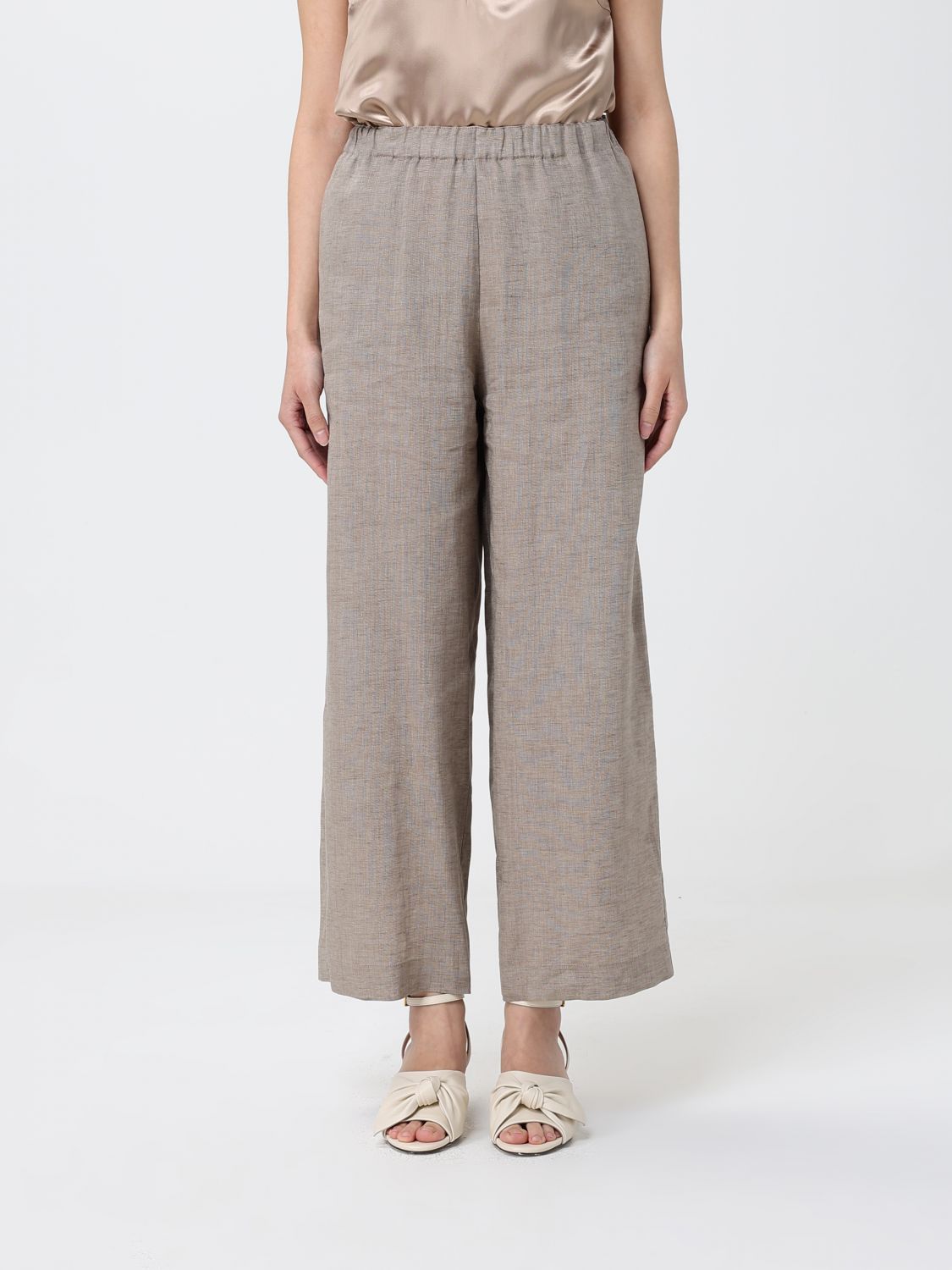 Pants Woman color Dove Grey