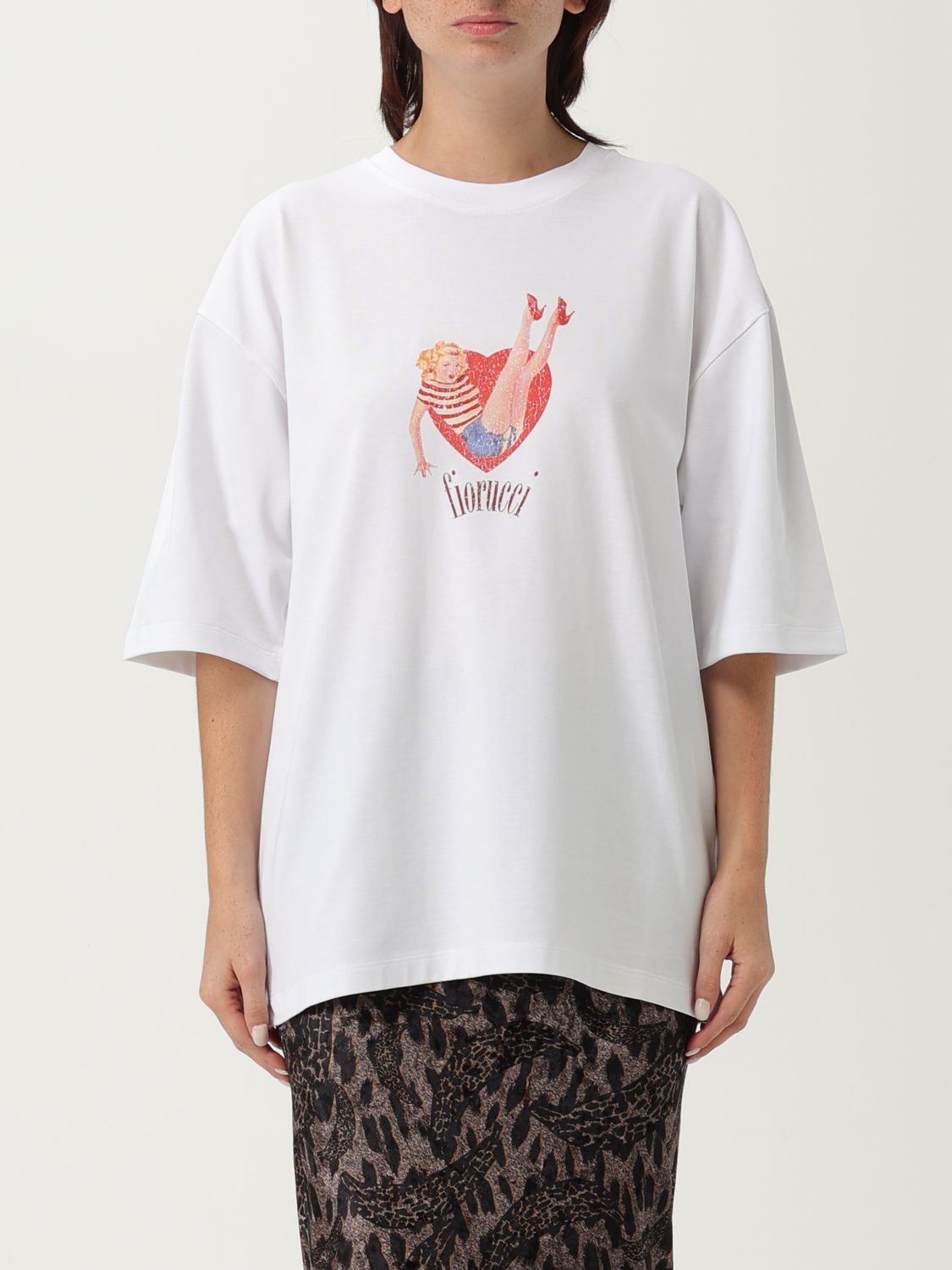 T-Shirt Woman color White