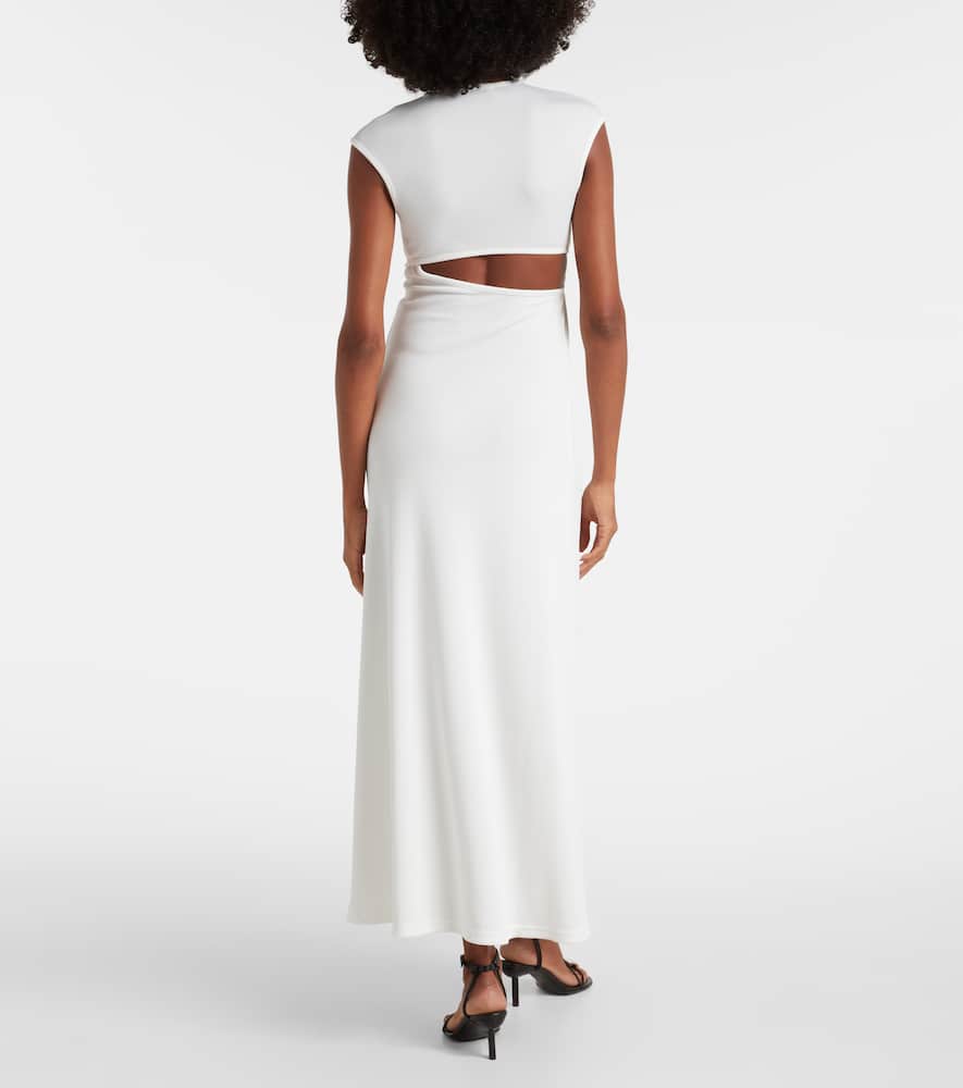 Mineral Stone embellished jersey gown