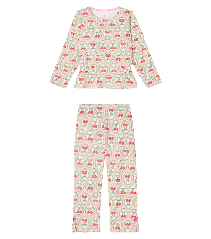 Konges Sløjd Three printed cotton jersey top and pants set