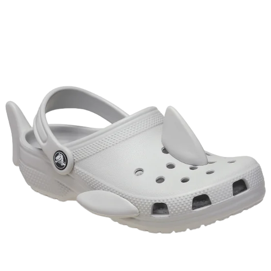 (GS) Classic I AM Shark Clogs 'Grey'