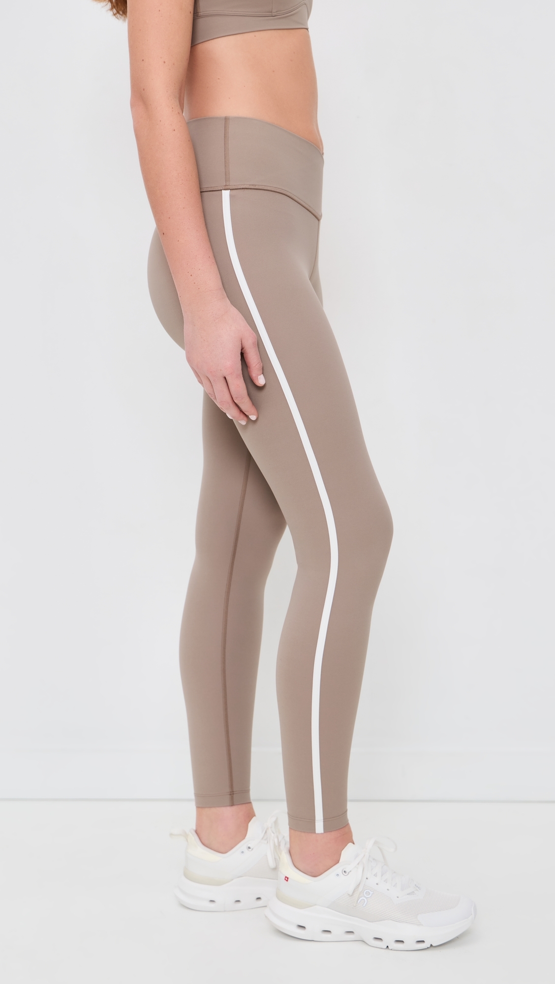 Mia Rigor Leggings Latte/White