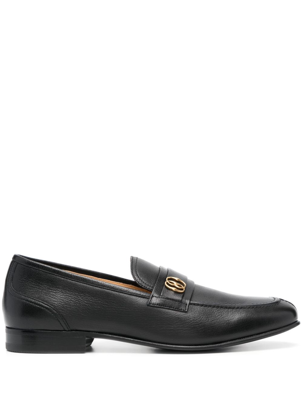 Sadei leather loafers - Black