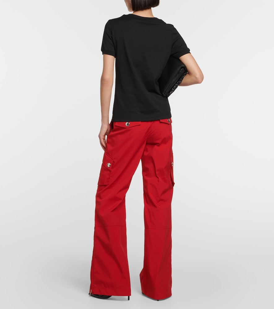 Embellished cotton jersey T-shirt