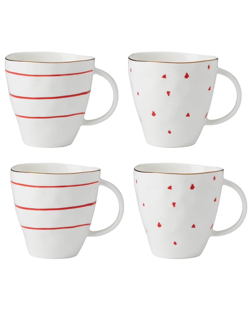 Set of 4 Garnet Bay Mugs