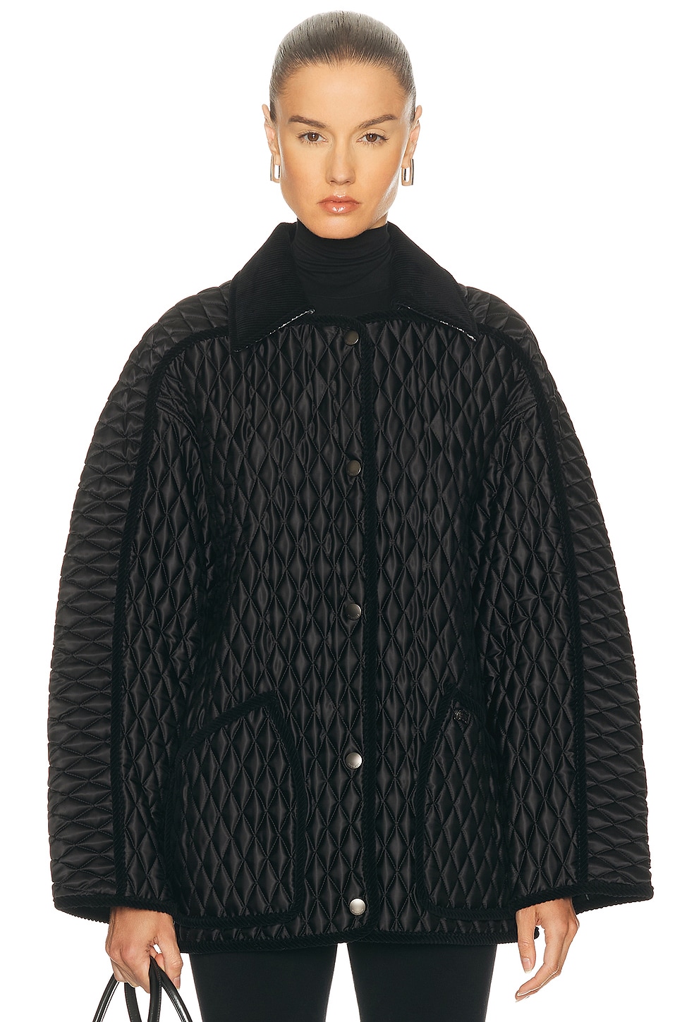 Burberry Floriston Jacket in Black - Black. XS also in