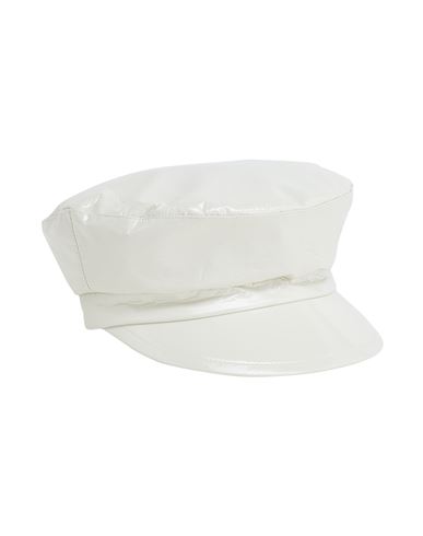 Baker Boy Hat Woman Hat Beige Size S Polyurethane, Polyester