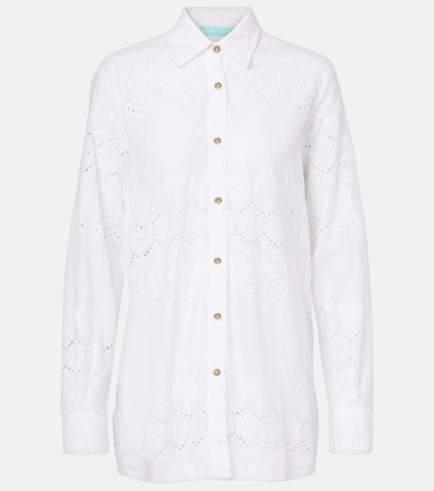 Orla broderie anglaise cotton shirt